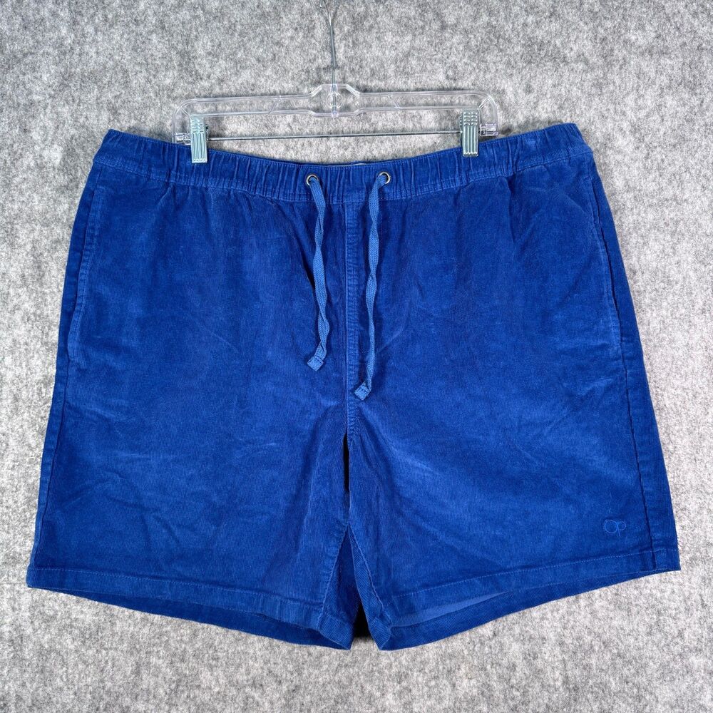 Ocean Pacific Corduroy Shorts Mens XXL Blue 7" Inseam